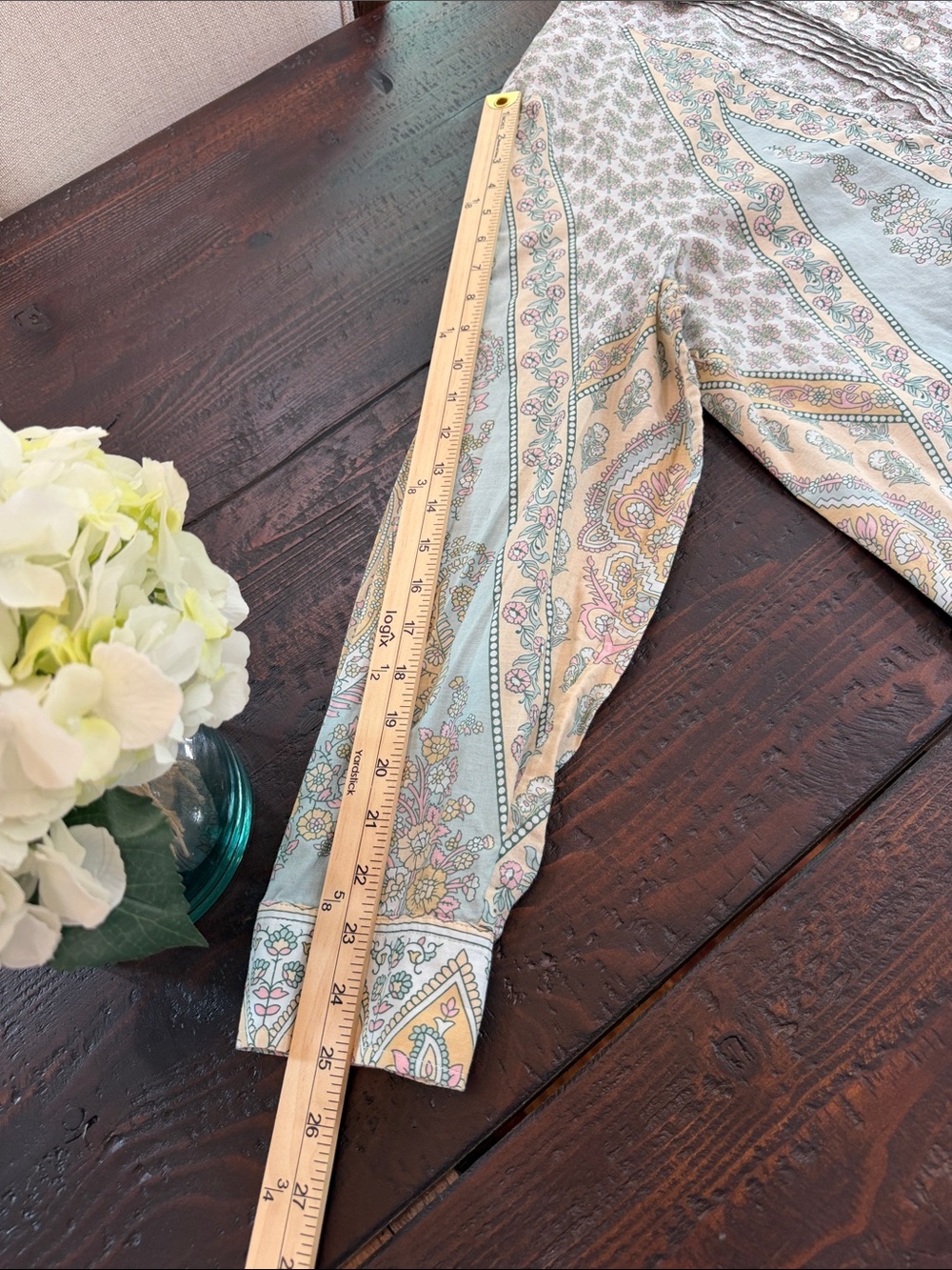 Soft Surroundings Pastel Paisley Pintuck Tunic Blouse Boho 2X/3x - Picture 13 of 16